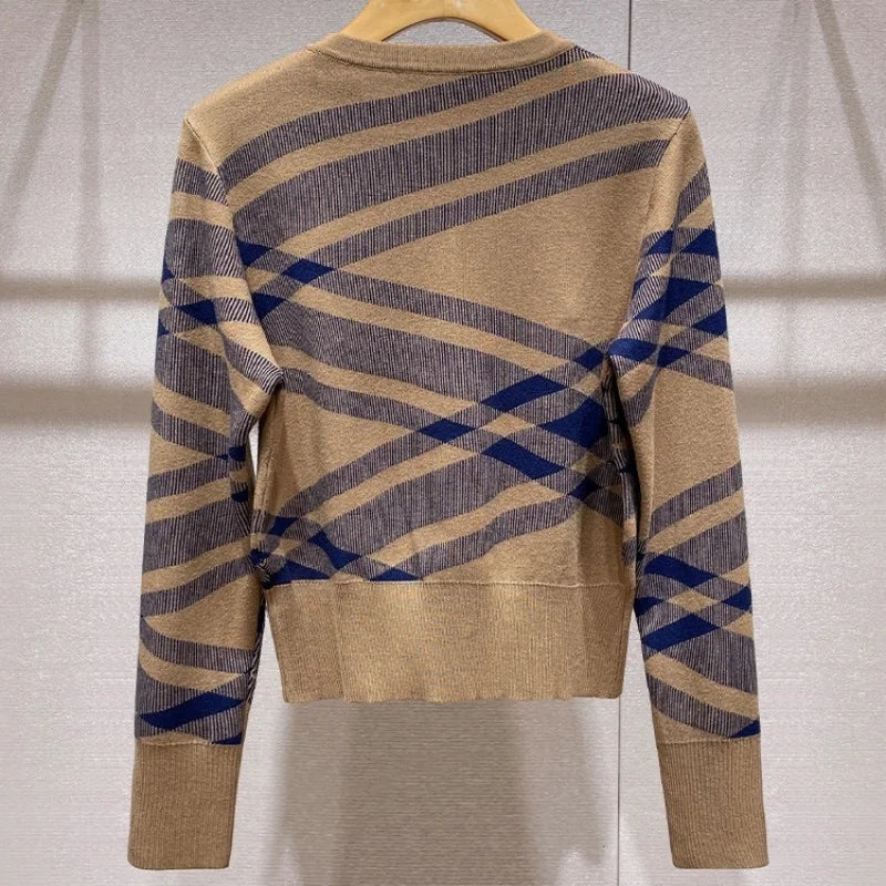Autumn Winter Knit Long Sleeve Cardigan Sweater For Women Tops Knitwear Coat Ladies Outerwear Clothing