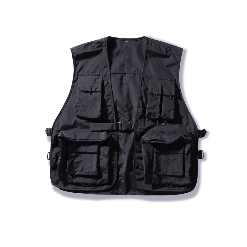 Japanese Style Tactical Vest with Multiple Pockets