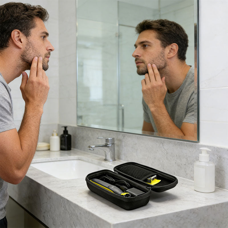 Shockproof EVA Storage Case for Philips One Blade - Waterproof Electric Shaver Travel Pouch,  Hard Shell Box (Case Only)