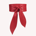 Women's Wide Waist Belt, Soft, Versatile, Elegant Bow Ribbon