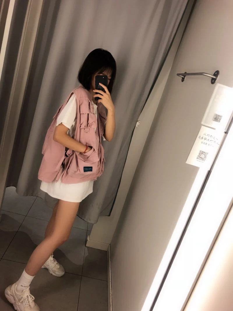 Japanese Style Tactical Vest with Multiple Pockets