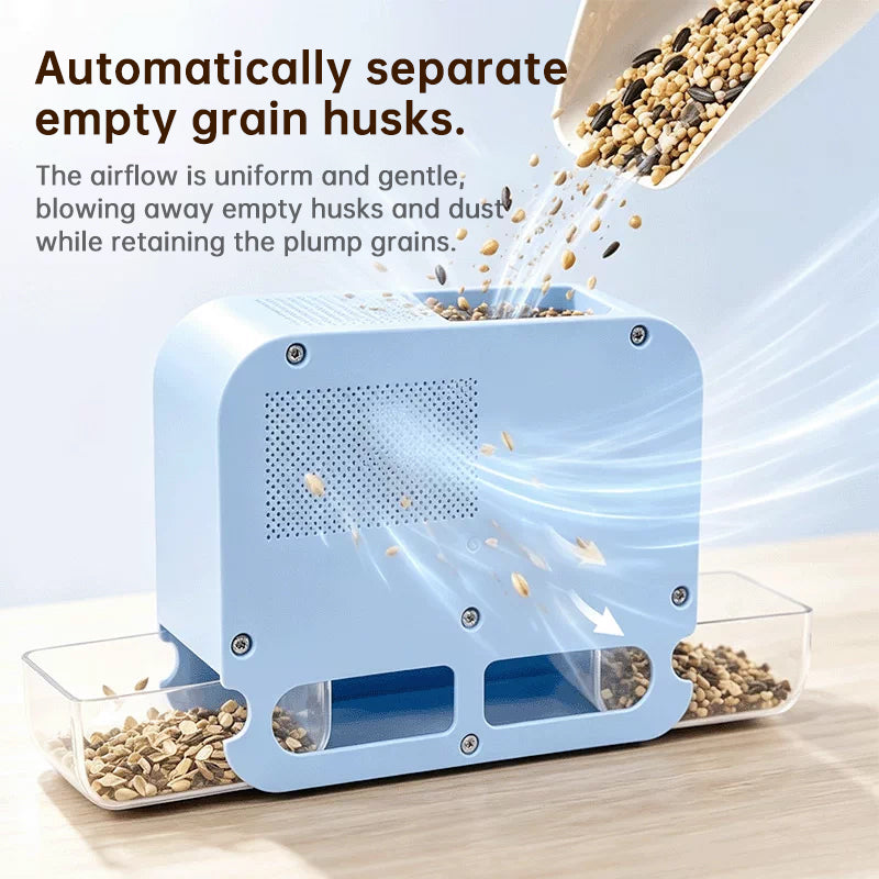 Electric Bird Seed Shell Remover – Adjustable Speed, Easy Clean Peeling Machine