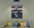 Mindset Is Everything Inspirational Canvas Wall Art