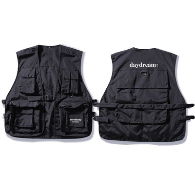 Japanese Style Tactical Vest with Multiple Pockets