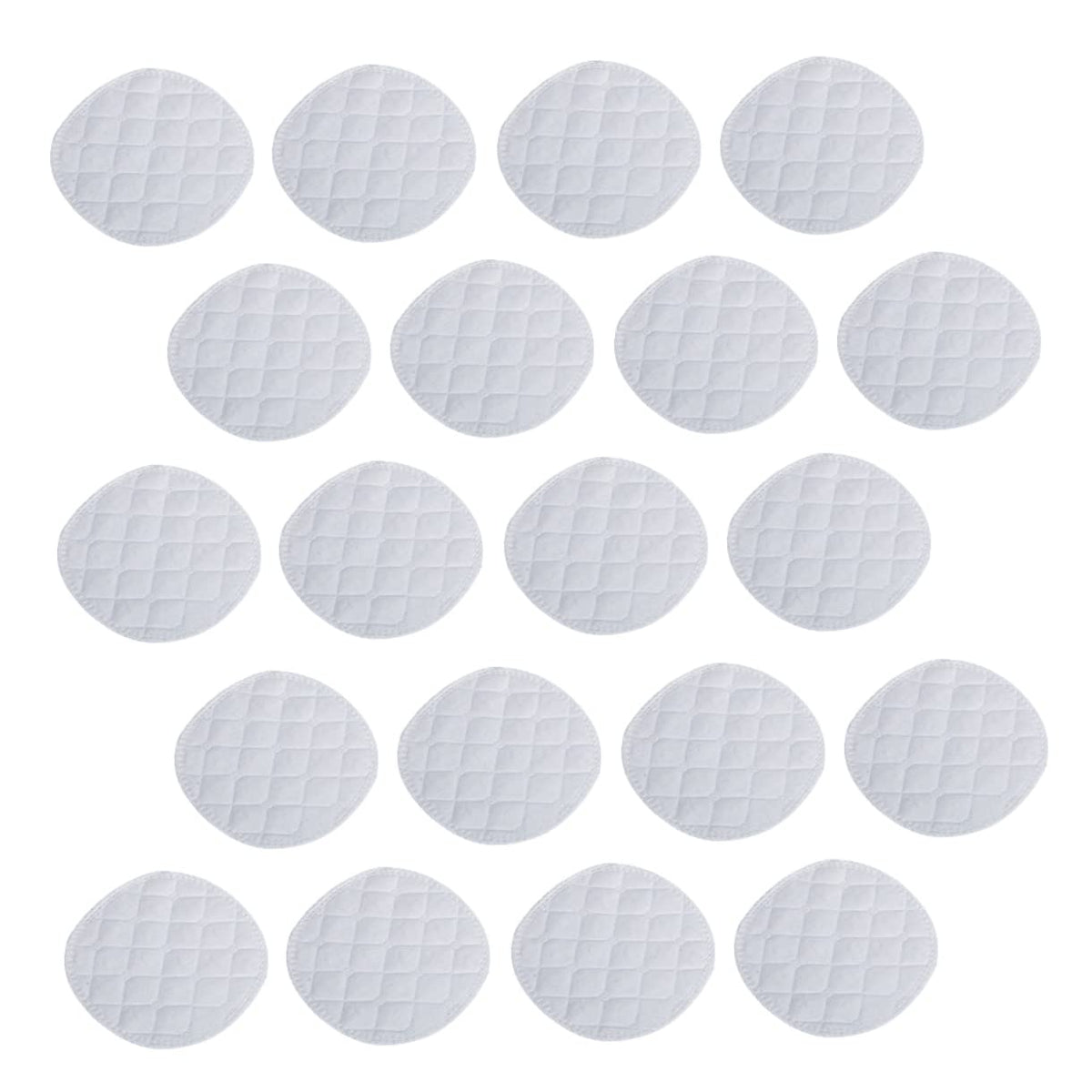 KOMBIUDA 20pcs Breast Pads Feeding Bra Pads Best Pads Best Breastfeeding Pads Feeding Pads Reusable Essentials Baby Products Ecological Cotton White Pregnant Woman Washable