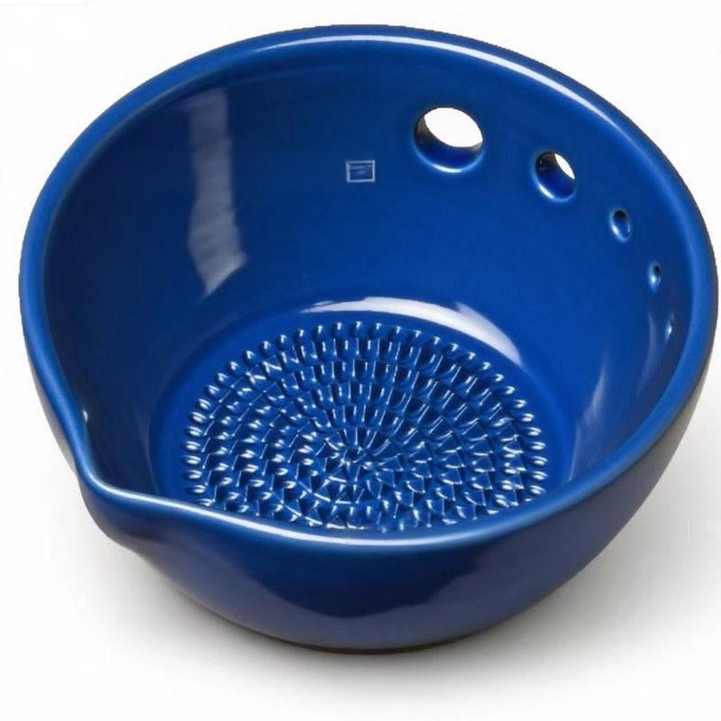 2-in-1 Garlic Grater & Peeler with Drain Hole, Efficient Vegetable Leaf Stripper for Ginger, Onion, Cheese
