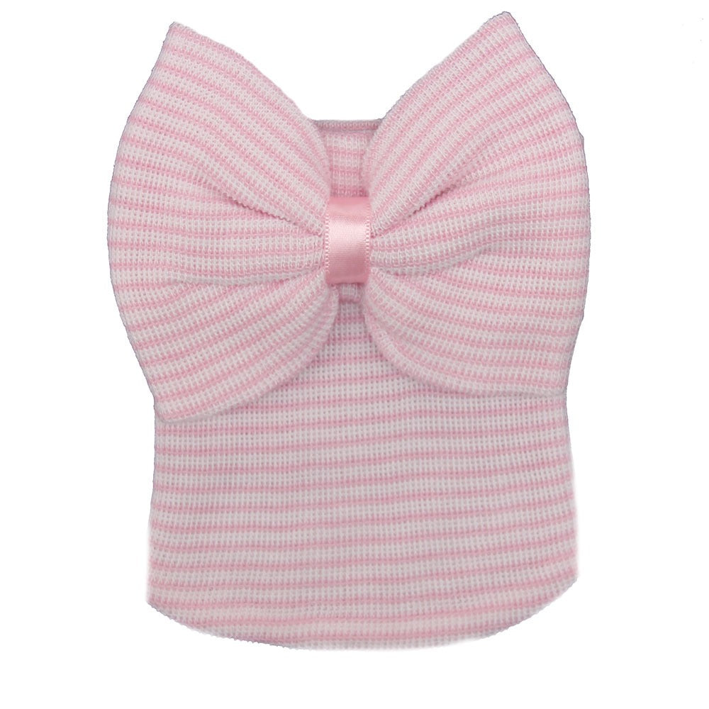 Newborn Big Bow Knit Beanie