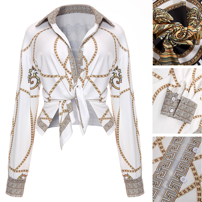 European Style Printed Shirt - Amazon Best Seller