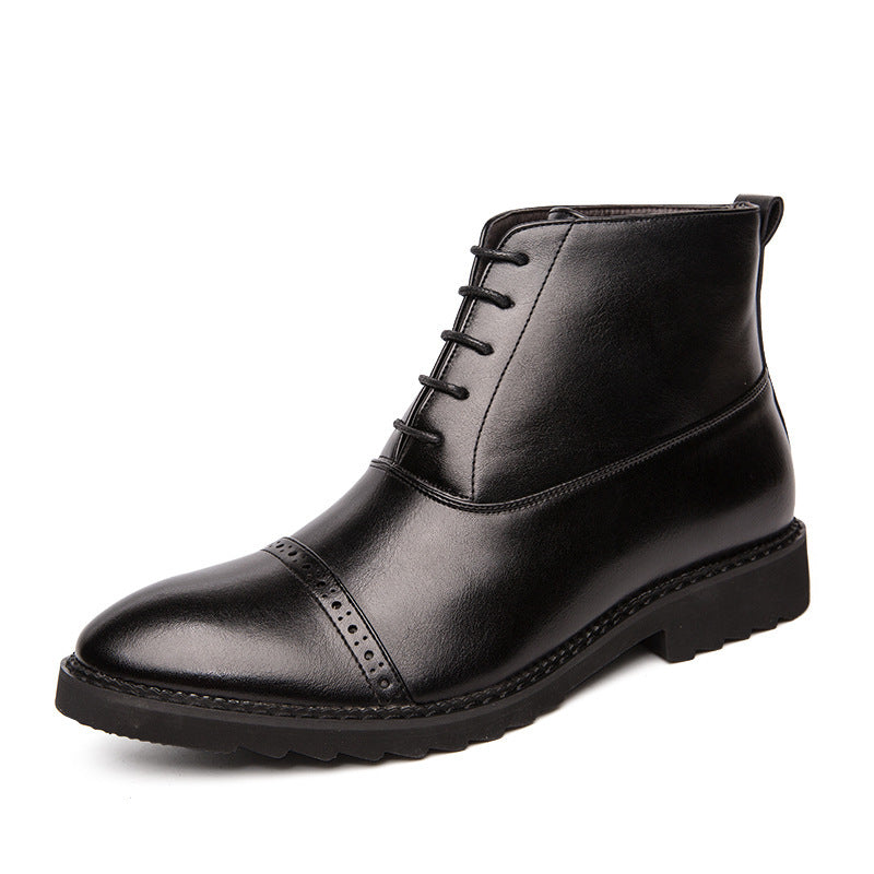 Men's Retro Casual Business Leather Boots