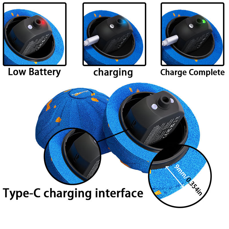 Interactive Dog Toy Ball: E-TPU Material, Random Bounce & Spin Smart Motion Ball, Self-Play Chew-Proof Pet Toy