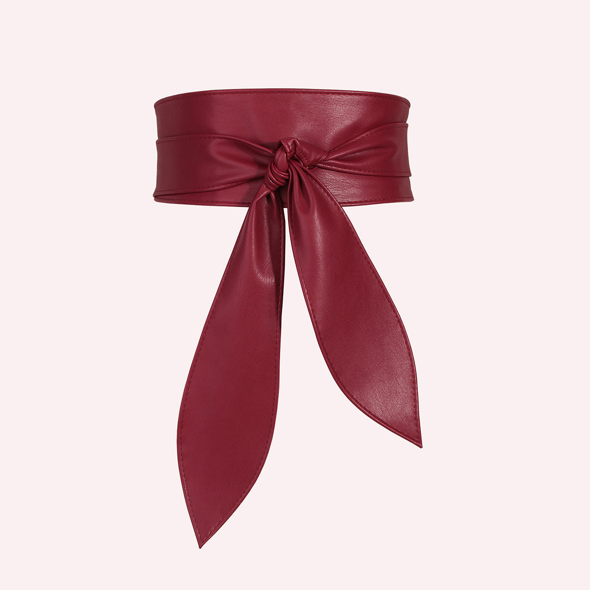 Women's Wide Waist Belt, Soft, Versatile, Elegant Bow Ribbon