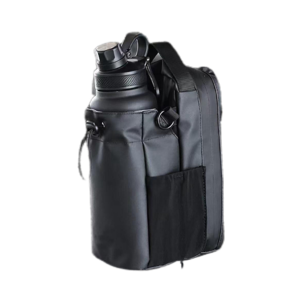 Fitness Magnetic Water Bottle Bag, Large Capacity Multi-Functional Sports Water Bottle Storage Hanging Bag