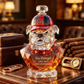 Creative Sculpture Glass Liquor Bottle – Multifunctional Whiskey / Bourbon Decanter for Home Bar, Party, Display & Collection