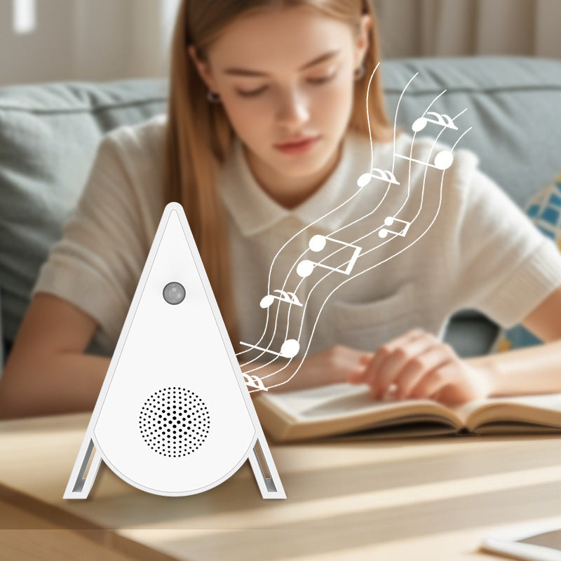 Realistic Birdsong Music Box, Motion Sensor Triggered, Portable Bird Chirp Speaker for Desktop/Wall Mount