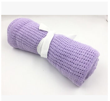 Soft Cotton Cellular Baby Blanket
