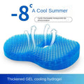 Jelly Honeycomb Gel Seat Pad Silicone Cooling Pad Chair Cushion Office Long Sitting Pad Summer Car Cool Seat Pad Buttocks Pad