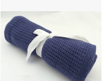 Soft Cotton Cellular Baby Blanket
