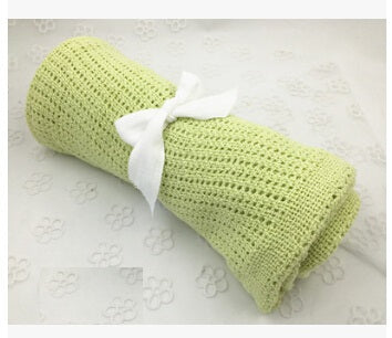 Soft Cotton Cellular Baby Blanket