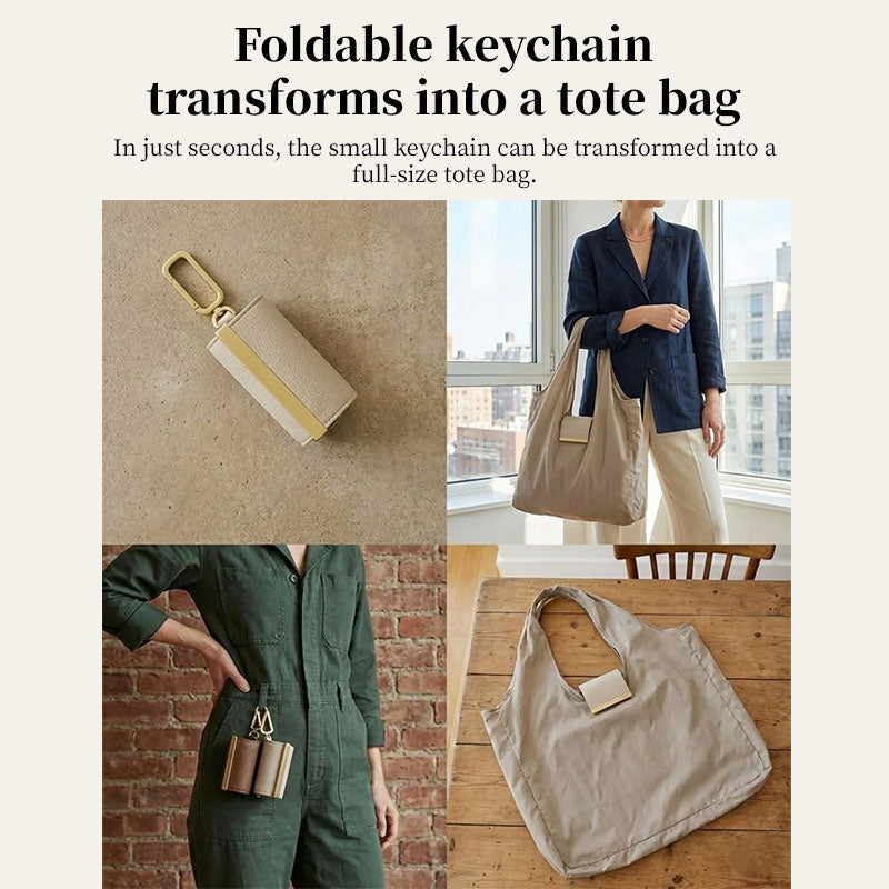 Multi-pocket Key Holder Pouch, Compact Organizer Bag with Zipper for Easy Key Access