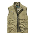 Big Size Men's Vest Outdoor Sports Fishing Sleeveless Jacket