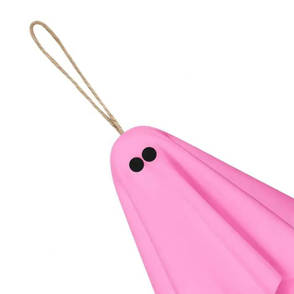 Pink Halloween Ghost Decorations Girly Halloween Room Decor Halloween Ghost Hanging Decor Set Pastel Pink White Soft Fabric