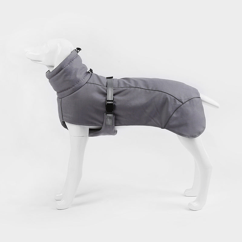 Reflective Padded Dog Clothes with Soft Warm Belly