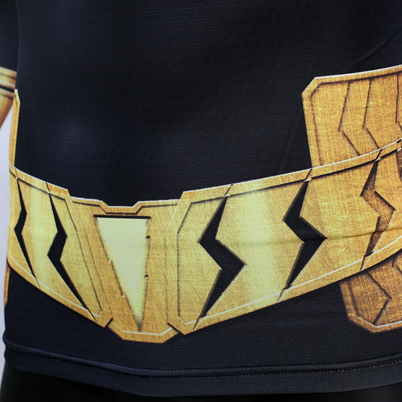 Shazam Thunder T-Shirt, Men's Long Sleeve Athletic Top