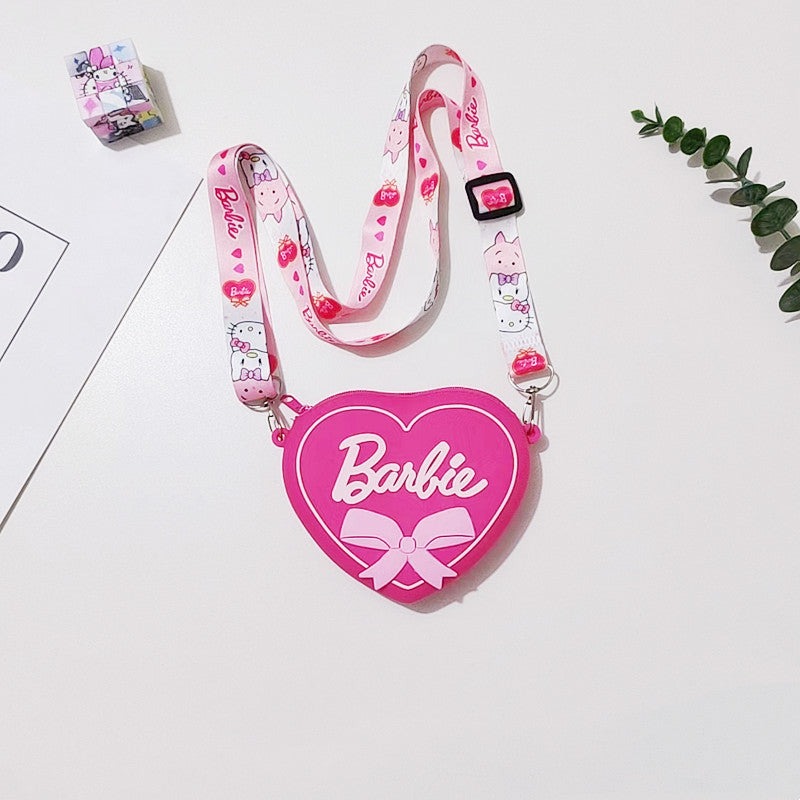 Children's Silicone Barbie Heart Handbag - Amazon Best Seller