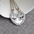Best Friends Panda Pendant Necklace Set for BFFs