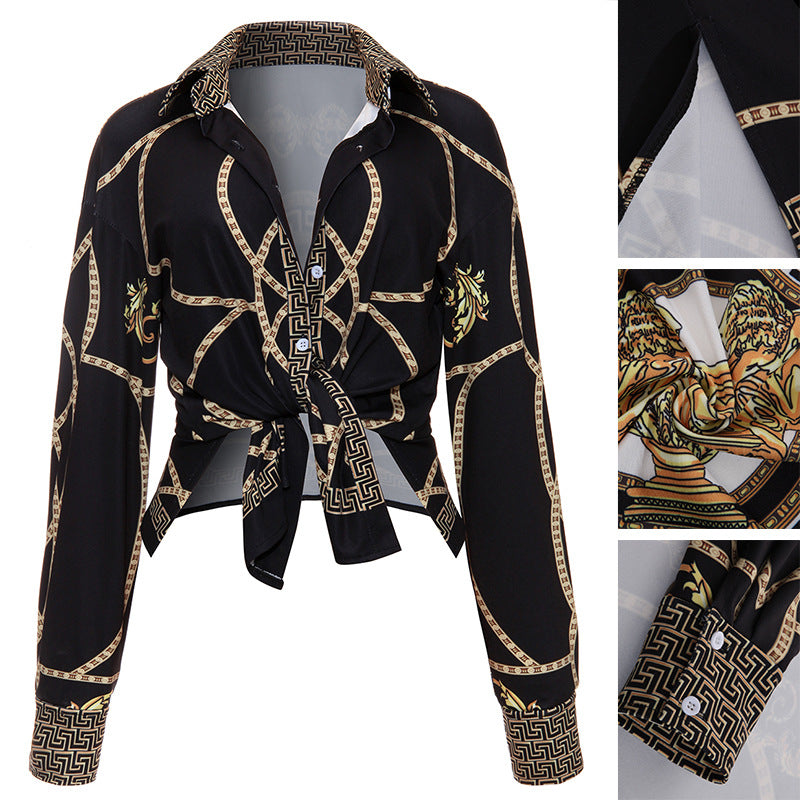 European Style Printed Shirt - Amazon Best Seller