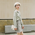 French Tie Bow Collar Shirt - Chic White Blouse