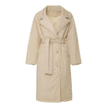 Temperament Long Cotton Jacket with Belt