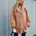 Faux Fur Hoodie & Plush Sweatshirt