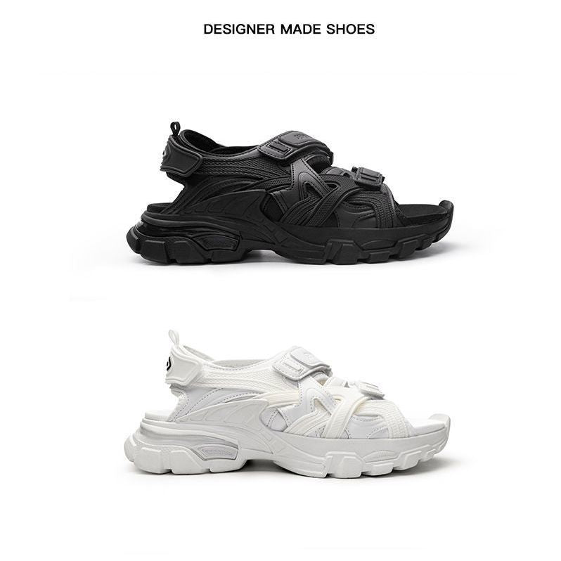 Velcro Platform Sandals and Slippers in Parisian Style