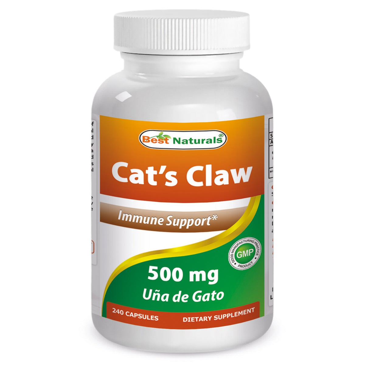 Best Naturals Cats Claw Capsule 500 mg 240 Count