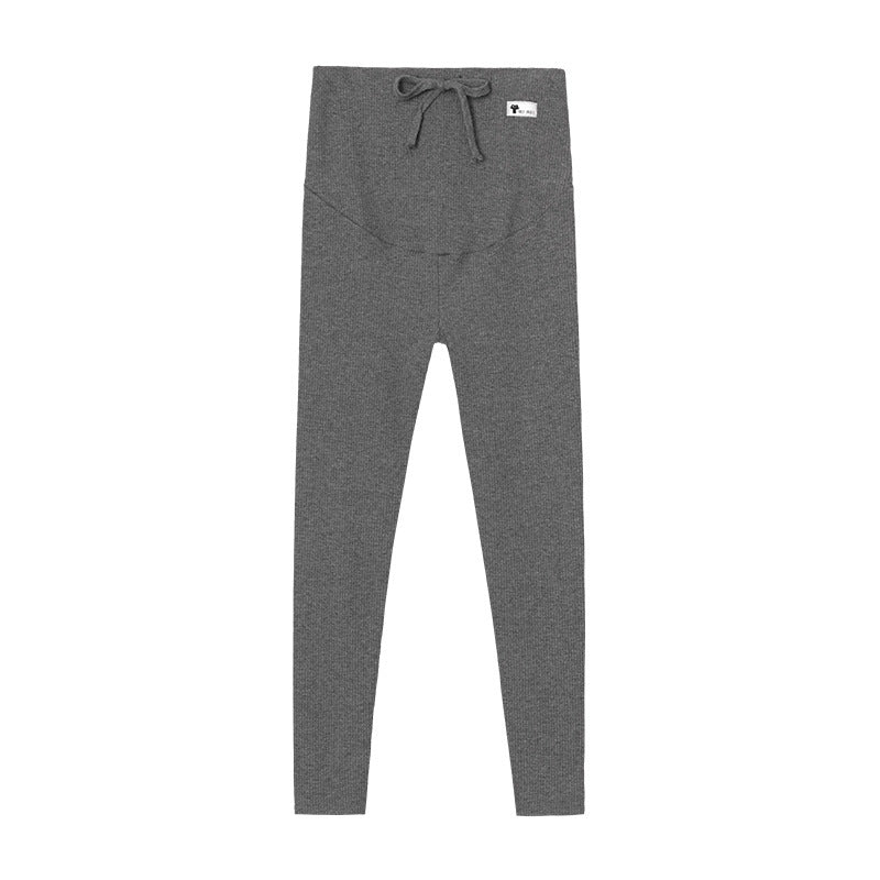 Pregnant Women's Slim Striped Leggings for Spring/Autumn