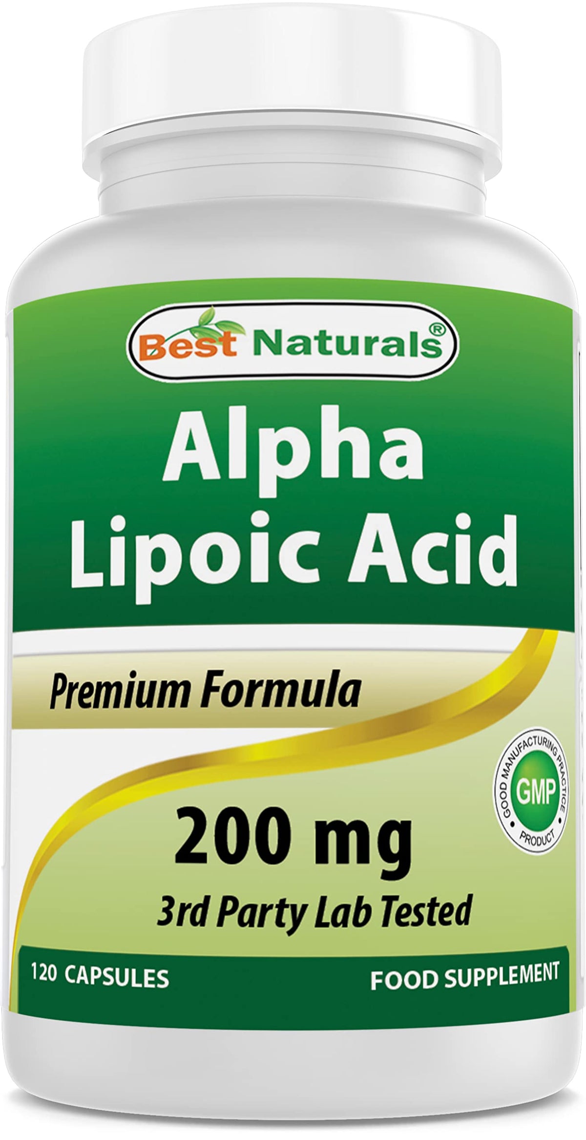 Best Naturals Alpha Lipoic Acid 200 Mg 120 Capsules