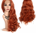 Customizable Body Wig - Long Curly Brown Lace Front