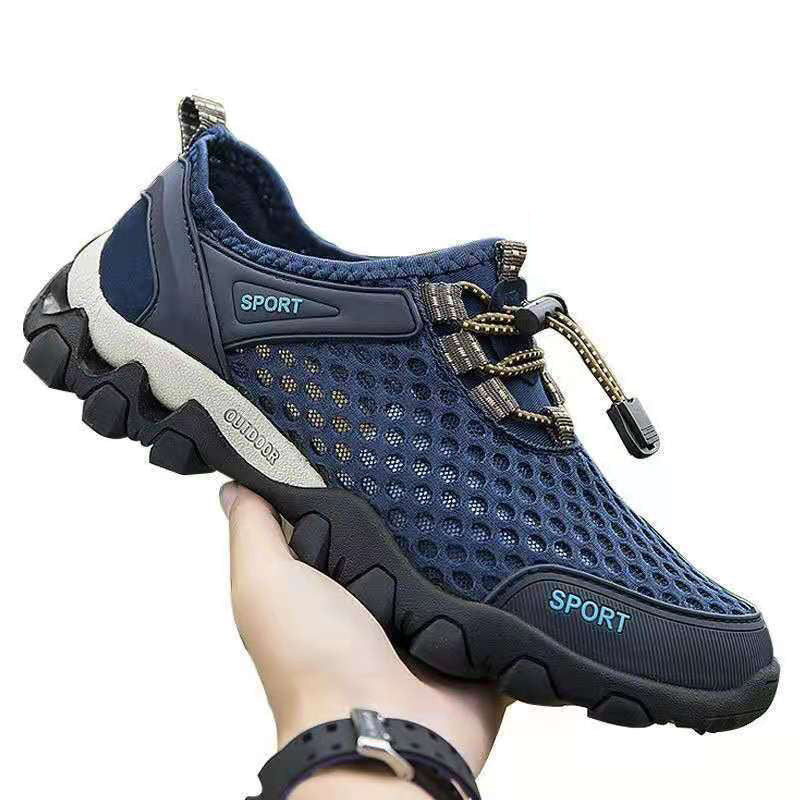 Men's Mesh Summer Sports Hiking Shoes for Outdoor Use